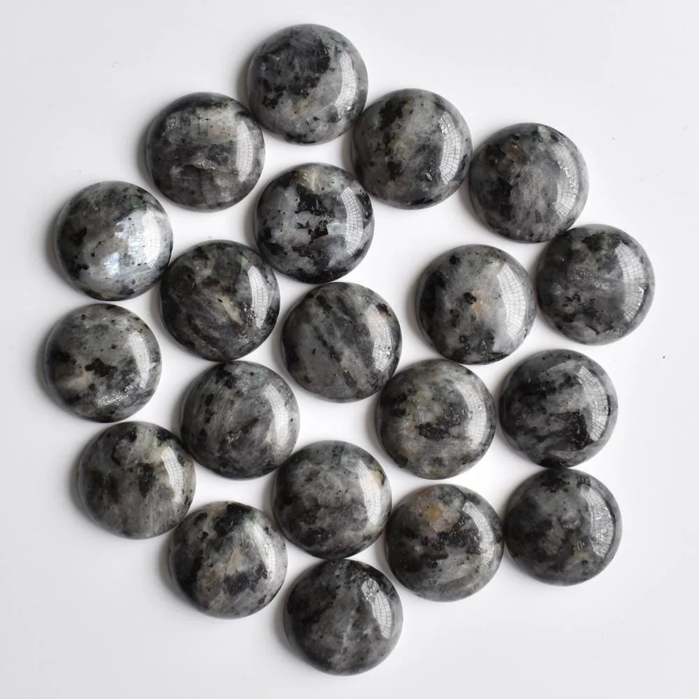 Wholesale 24pcs/lot hot selling good quality Opal Malachite Tiger Eye natural stone mixed round cabochon 20mm free shipping
