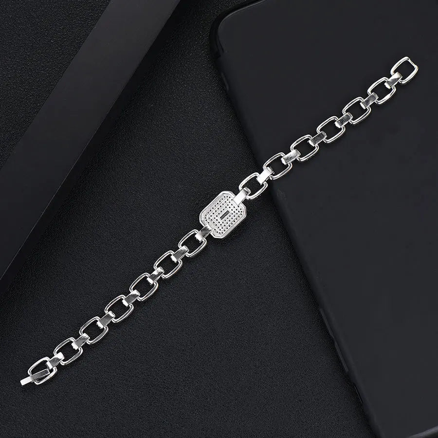 Luxury Chunky Link Bracelet For Women Wedding Full Cubic Zircon Crystal CZ Dubai Bracelet Party Jewelry 2020
