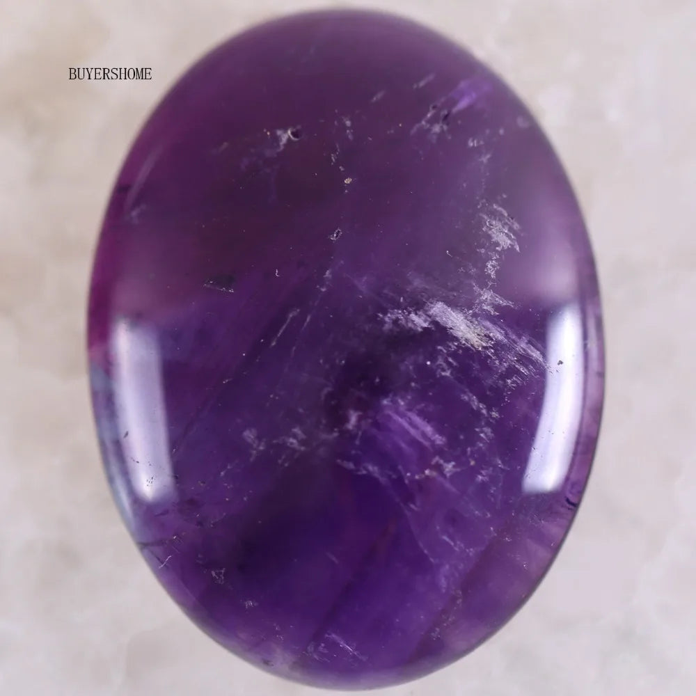 1Pcs 40x30MM Oval CAB Cabochon For Making Pendant Natural Stone Bead Tiger Eye Onyx Opal Onyx Pink Crystal Quartz Cabochon