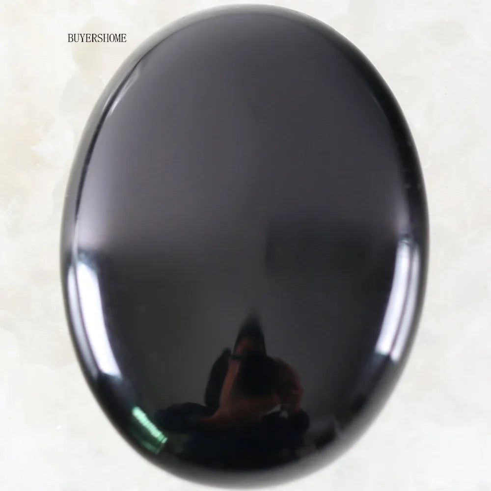 1Pcs 40x30MM Oval CAB Cabochon For Making Pendant Natural Stone Bead Tiger Eye Onyx Opal Onyx Pink Crystal Quartz Cabochon