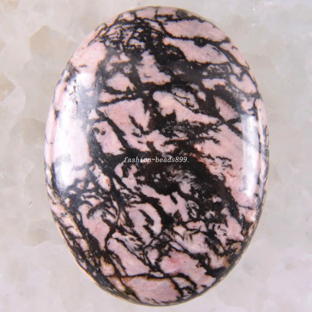 1Pcs 40x30MM Oval CAB Cabochon For Making Pendant Natural Stone Bead Tiger Eye Onyx Opal Onyx Pink Crystal Quartz Cabochon