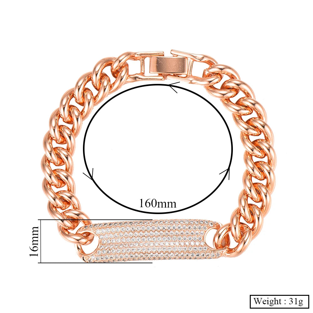 Trendy Punk Bracelets for Women Delicate Link Chain Bracelet Beads Charm Bracelet Bohemian Beach Jewelry