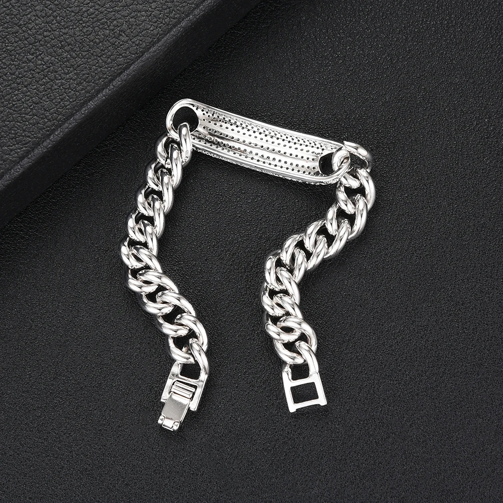 Trendy Punk Bracelets for Women Delicate Link Chain Bracelet Beads Charm Bracelet Bohemian Beach Jewelry