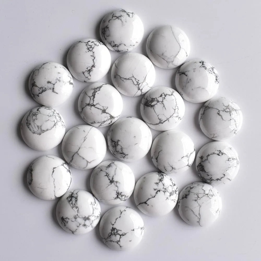 Wholesale 24pcs/lot hot selling good quality Opal Malachite Tiger Eye natural stone mixed round cabochon 20mm free shipping