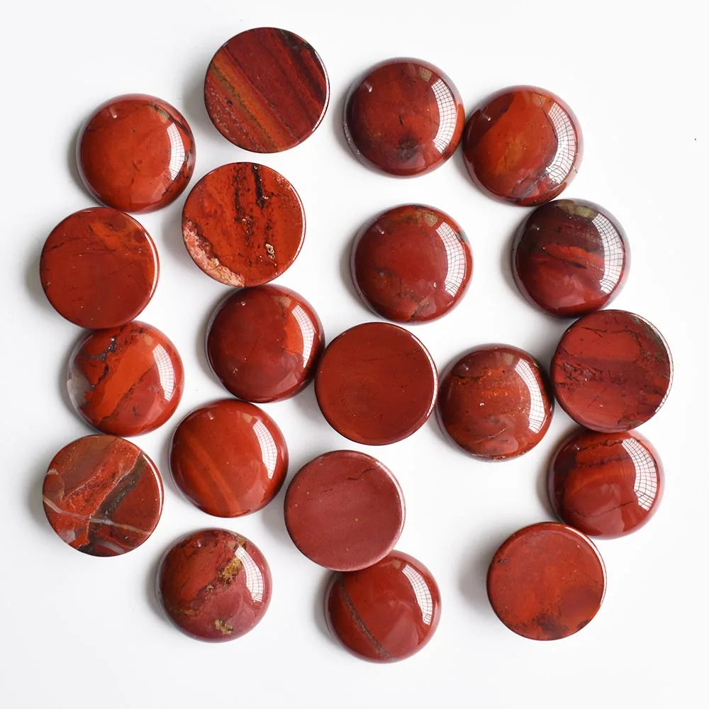 Wholesale 24pcs/lot hot selling good quality Opal Malachite Tiger Eye natural stone mixed round cabochon 20mm free shipping