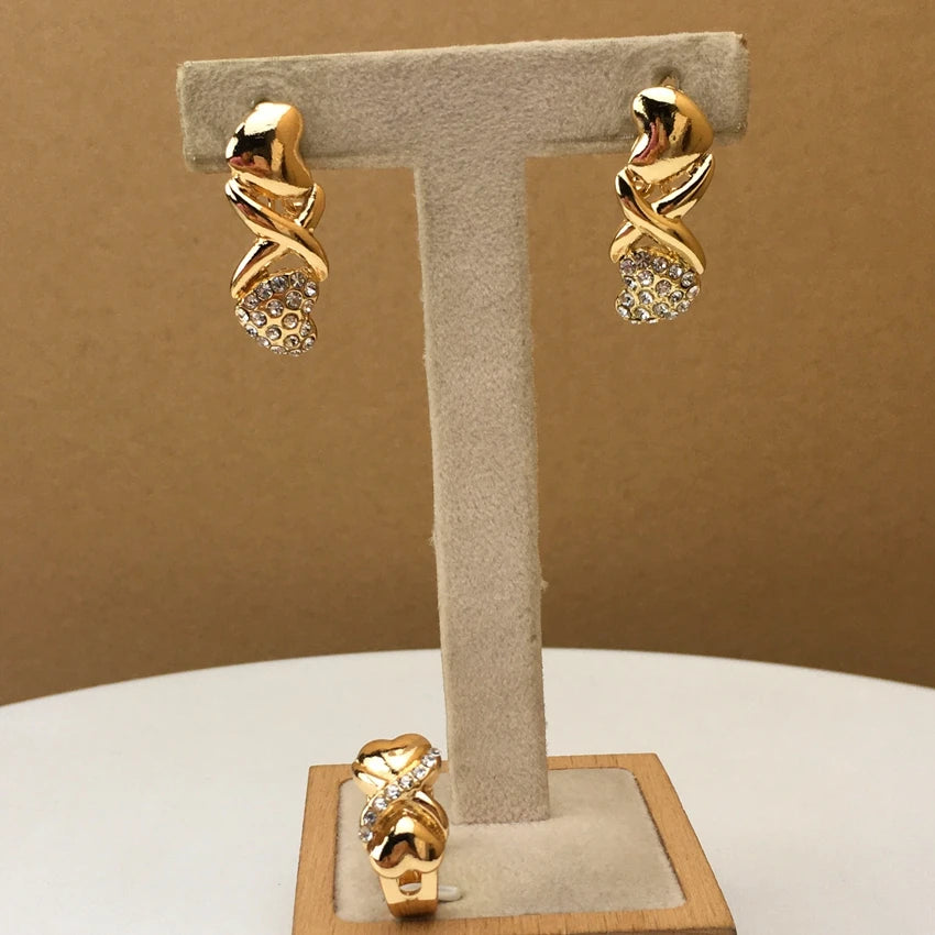 Heart Jewelry Hugs and Kisses Jewelry XOXO Jewelry African Fashion Jewelry for Women FHK10242