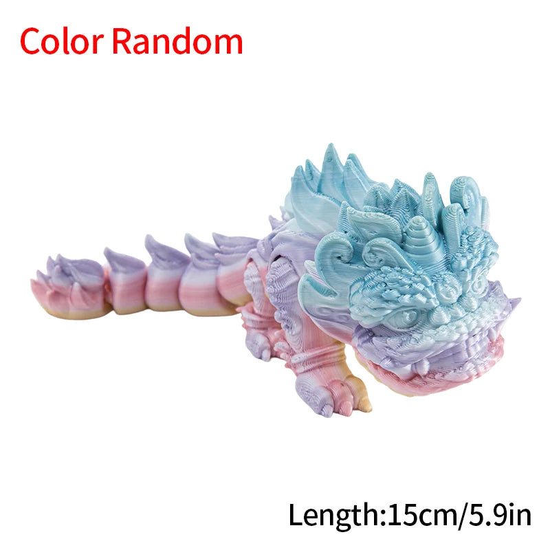 3D Printed Models Spider Octopus Snake Figurine Movable Joint Simulation Toys Creative Desktop Ornaments Toy Colorful Crafts
