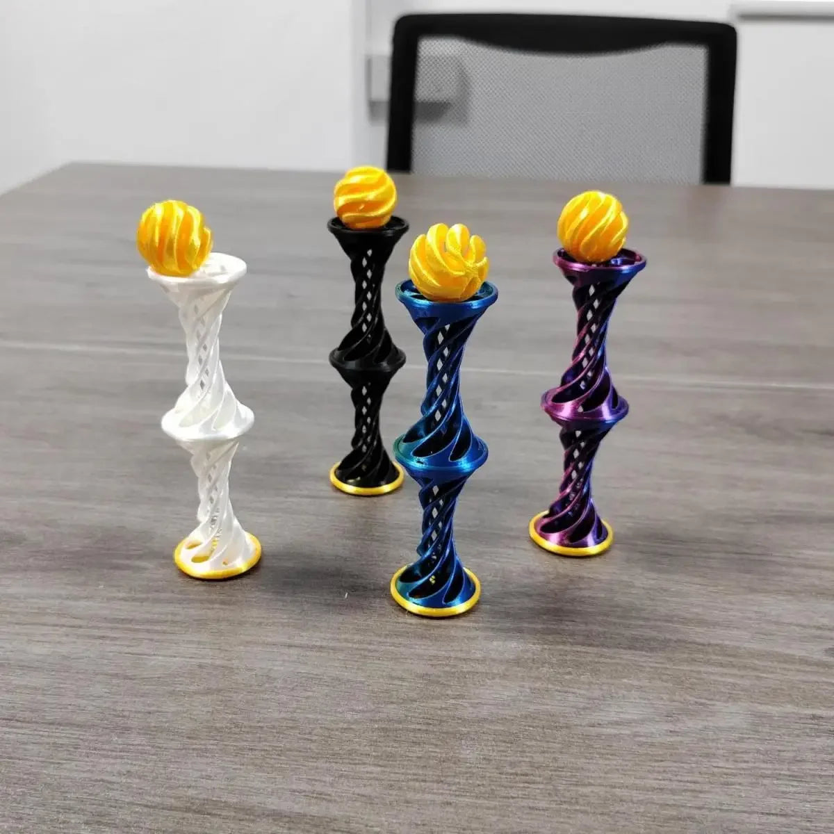 3D Printing Spiral Decompression Toys Interesting Ornaments Three-dimensional Ejectable Desk Ornament Gift Home Decor Figurine