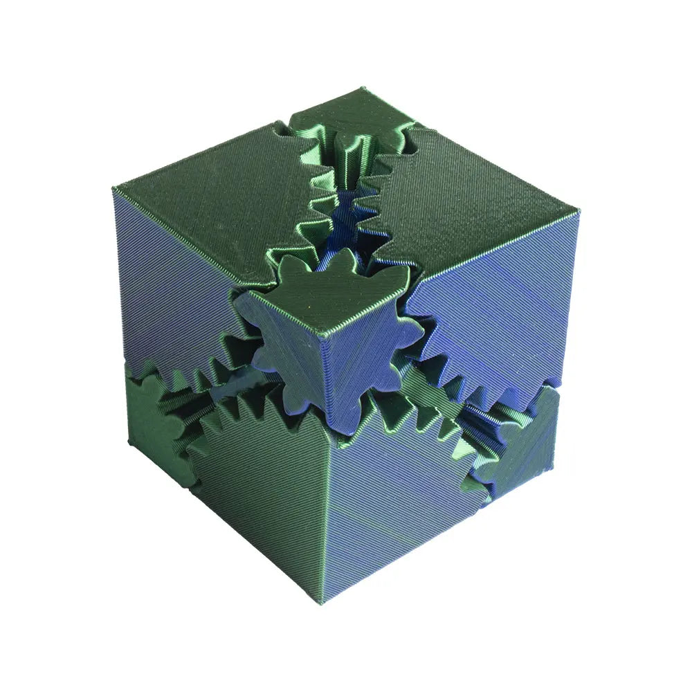 New 3D Printed Gear Ball Cube Rotating Toy Desktop Decorative Model Ornaments Boys Birthday Gift Hottest Fidget Item