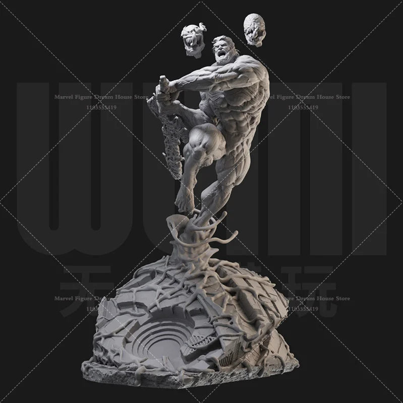 1/24 1/18 Scale Marvel Venom Enemy Spider Man Parasitic Alien Cell Species Dark DIY Self-assembled GK 3D Resin Un-panited Mode