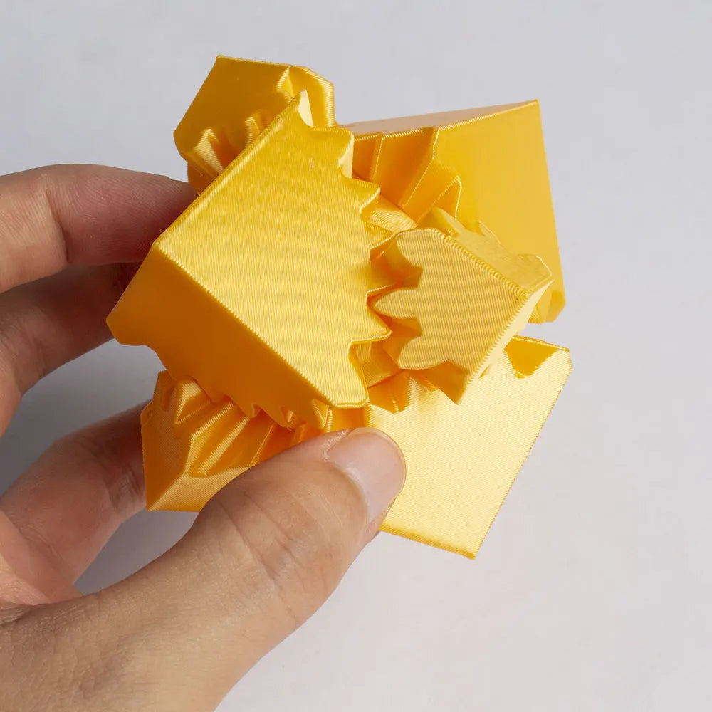 New 3D Printed Gear Ball Cube Rotating Toy Desktop Decorative Model Ornaments Boys Birthday Gift Hottest Fidget Item