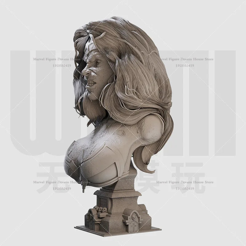 1/16 1/10 Scale DC Hero Death Tribulation Batman Superman Wonder Woman DIY Self-assembled GK 3D Bust Resin Un-panited Dolls