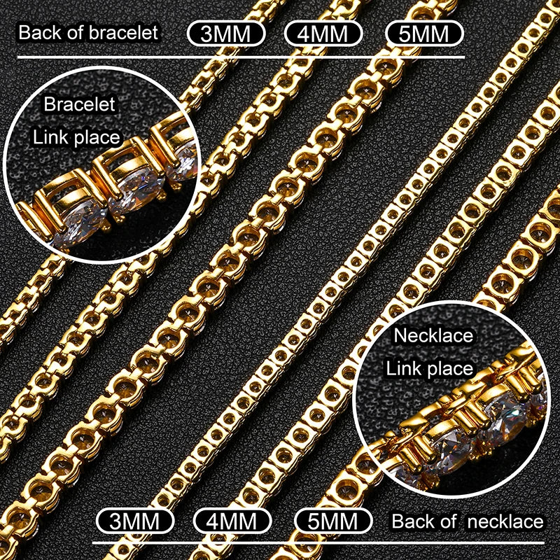 2mm 925 Sterling Silver D VVS Moissanite Tennis Necklace For Women Real 2.5mm Diamonds With GRA Certificate Chain Fine Jewelry