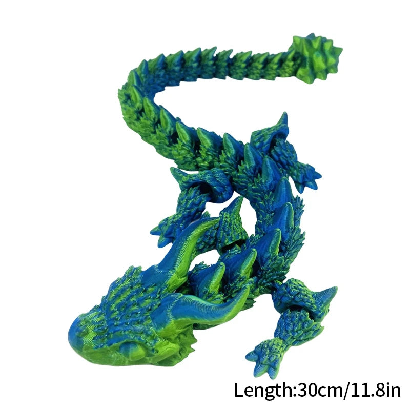 3D Printed Dragon Flexible Movable Dragons with Wings Creative Bee Toys Rotatable Articulated Dragon 3d Printed Figures
Decor