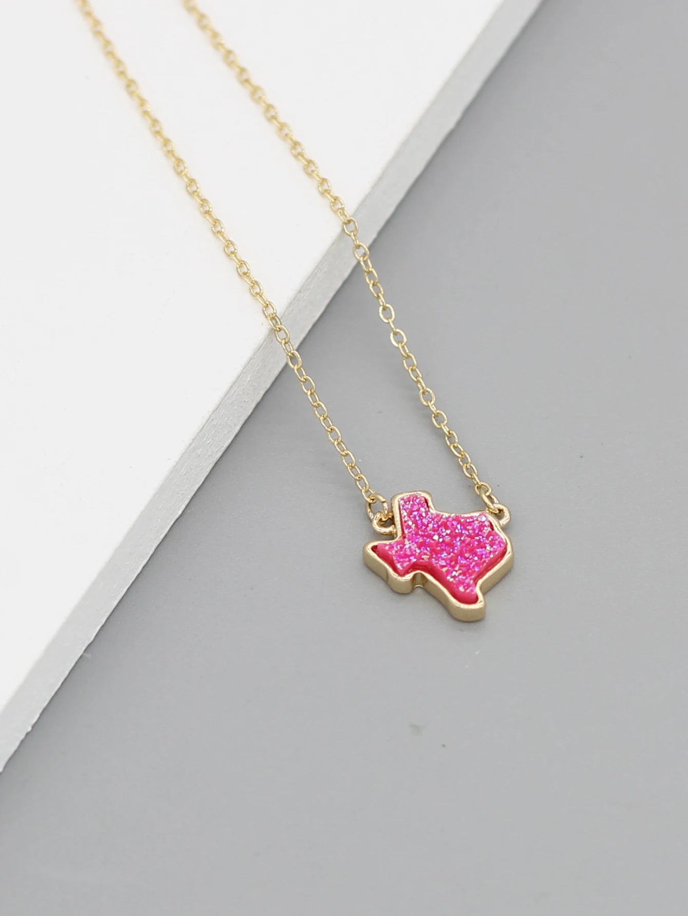 Fashion Western Jewelry Cowgirl Druzy Choker Texas Necklace Rangers Charm for jewelry
