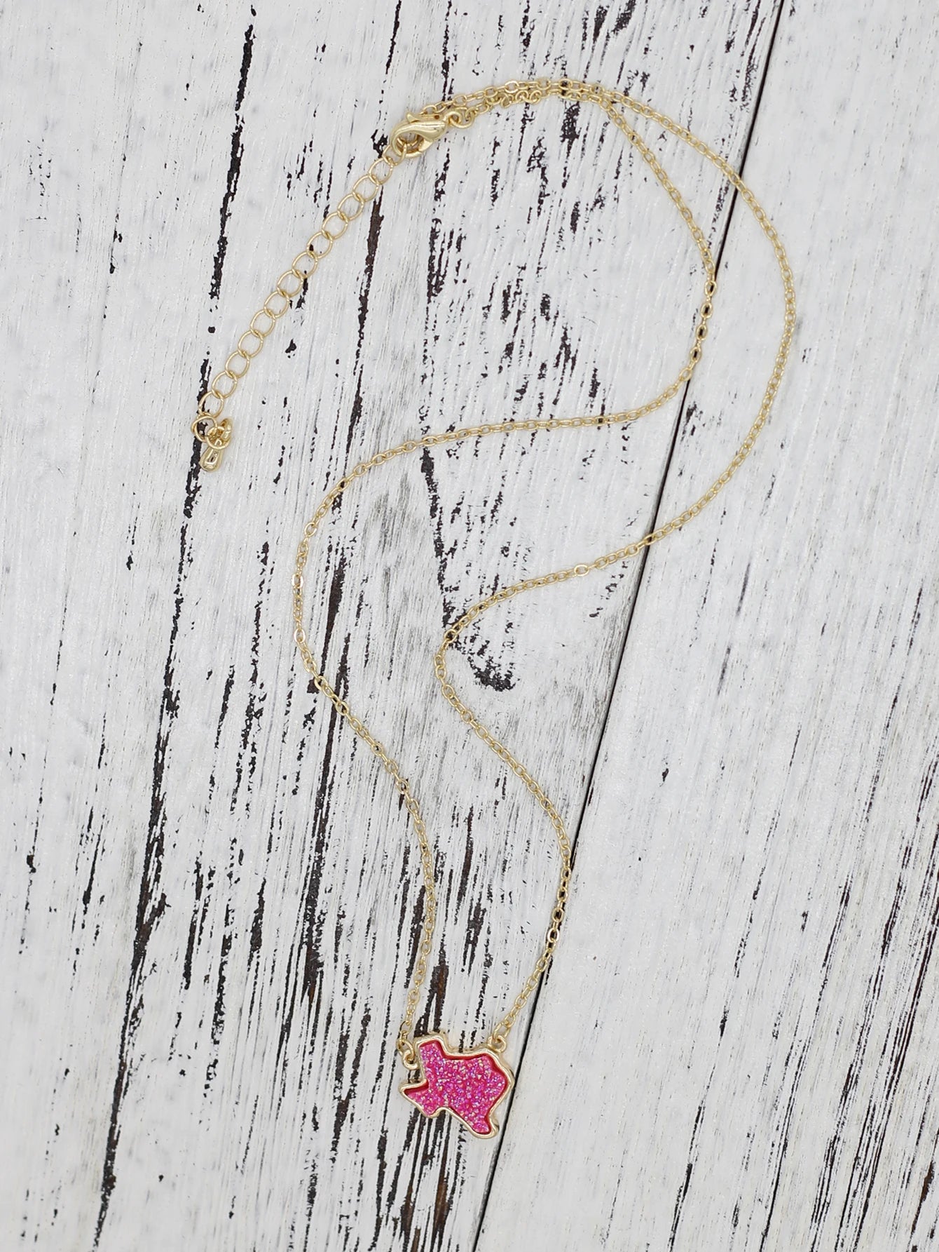 Fashion Western Jewelry Cowgirl Druzy Choker Texas Necklace Rangers Charm for jewelry