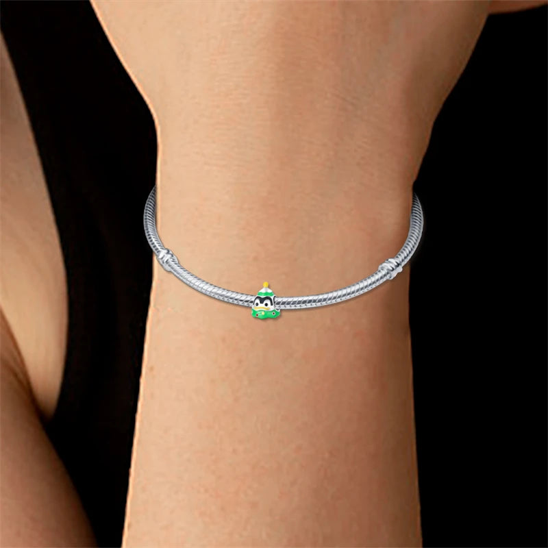 Fit Pandora 925 Original Bracelet 100% S925 Sterling Silver Christmas Series Charm For Women Jewelry DIY Bead Original New Item