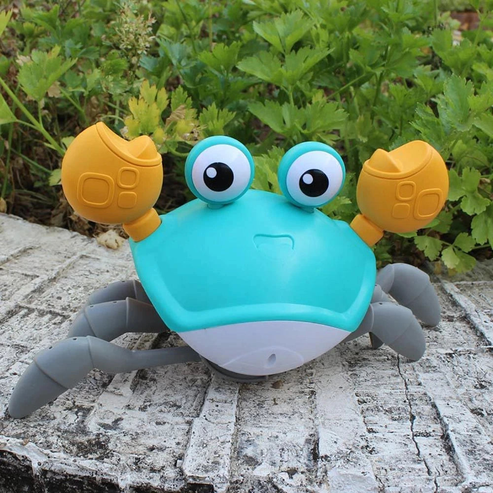 Childrens Electronic Induction Crab Walking Toys Baby Pet Music Toys Educational Toys Childrens Mobile ToysChristmas Sound Toys