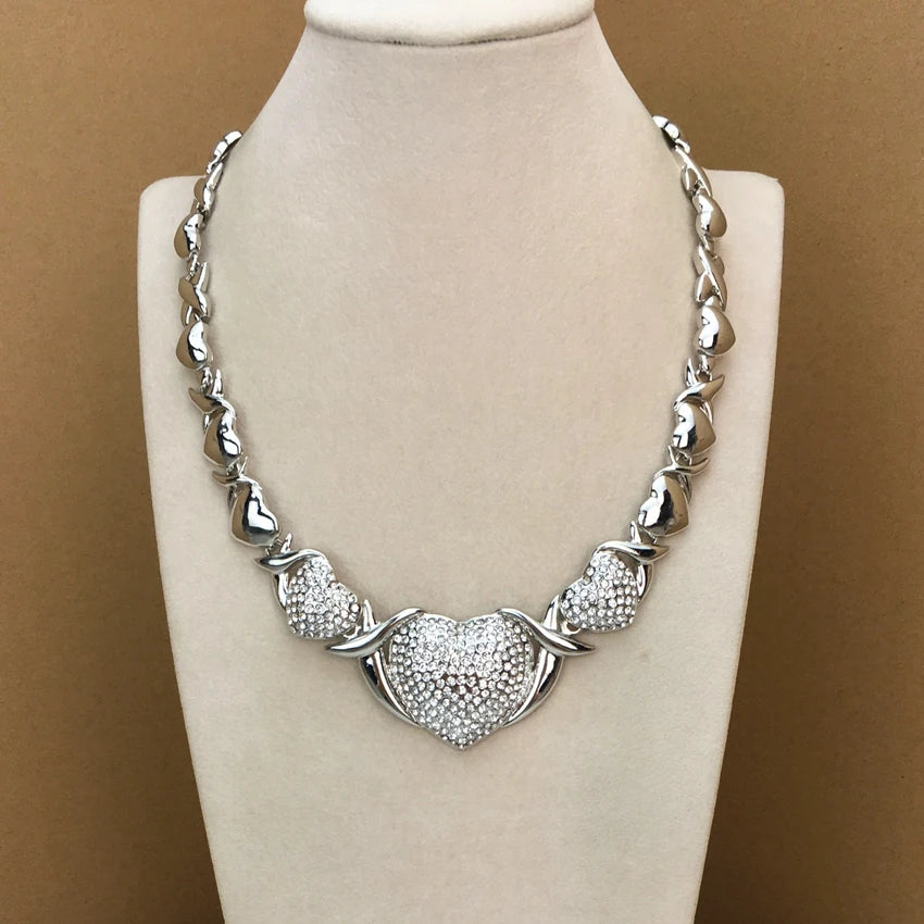 Heart Jewelry Hugs and Kisses Jewelry XOXO Jewelry African Fashion Jewelry for Women FHK10242