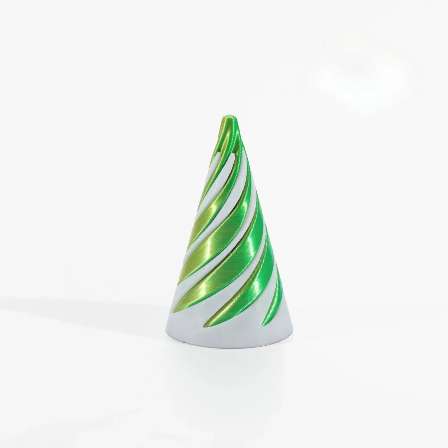 2025 3D Printed Spiral Cone Pyramid Helix Screw Fidget Toy Decompression Decorative Ornaments Impossible Passthrough Sculpture