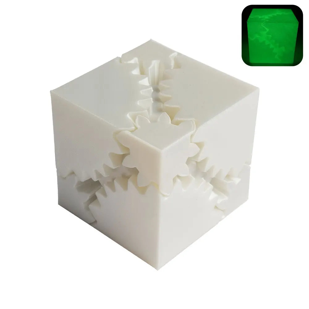 New 3D Printed Gear Ball Cube Rotating Toy Desktop Decorative Model Ornaments Boys Birthday Gift Hottest Fidget Item