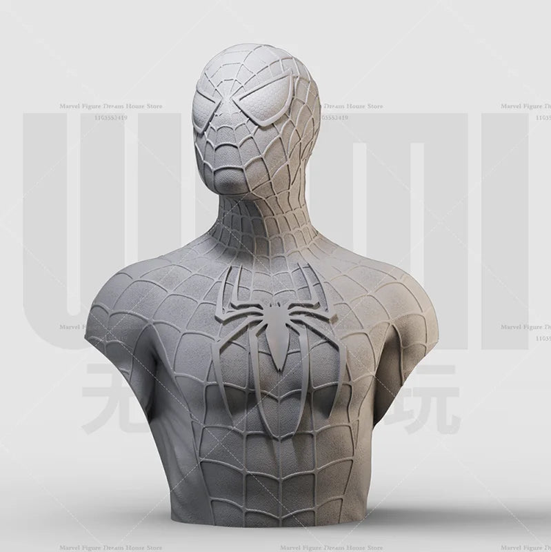 1/16 1/10 Scale Special Power Spider Man Peter Parker Bust Marvel Superhero Action Fantasy Movies 3D Resin Un-panited Male Model