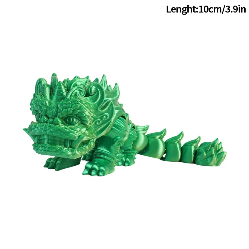 3D Printed Dragon Flexible Movable Dragons with Wings Creative Bee Toys Rotatable Articulated Dragon 3d Printed Figures
Decor