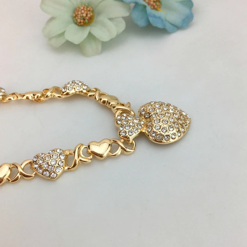 Heart Jewelry Hugs and Kisses Jewelry XOXO Jewelry African Fashion Jewelry for Women FHK10242