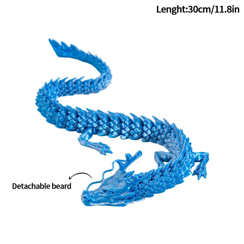 3D Printed Dragon Flexible Movable Dragons with Wings Creative Bee Toys Rotatable Articulated Dragon 3d Printed Figures
Decor