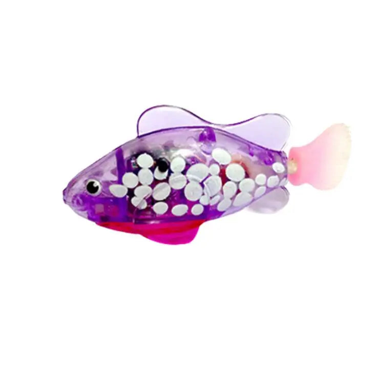 Baby Robotic Electronic Battery Operated Robot Fish Swimming Play Water Bath Interactive Electric Pet Toys for Kids Baibi Gifts