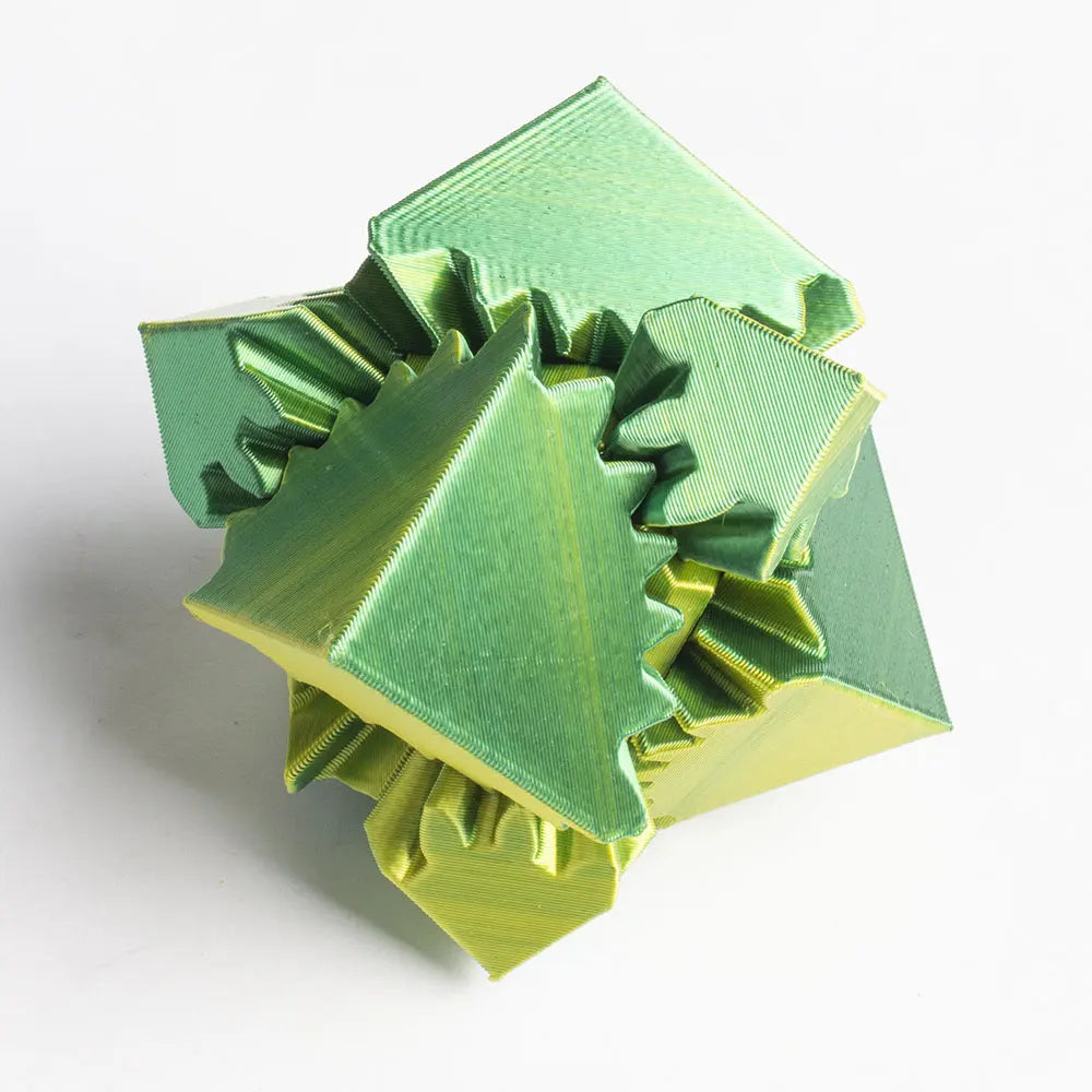 New 3D Printed Gear Ball Cube Rotating Toy Desktop Decorative Model Ornaments Boys Birthday Gift Hottest Fidget Item