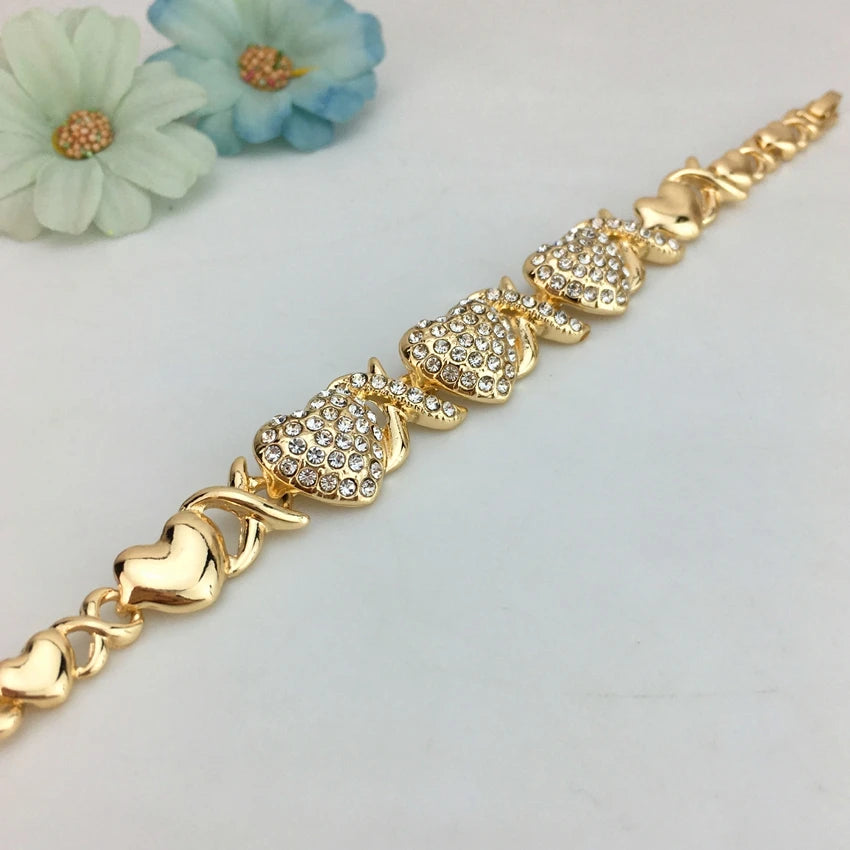 Heart Jewelry Hugs and Kisses Jewelry XOXO Jewelry African Fashion Jewelry for Women FHK10242