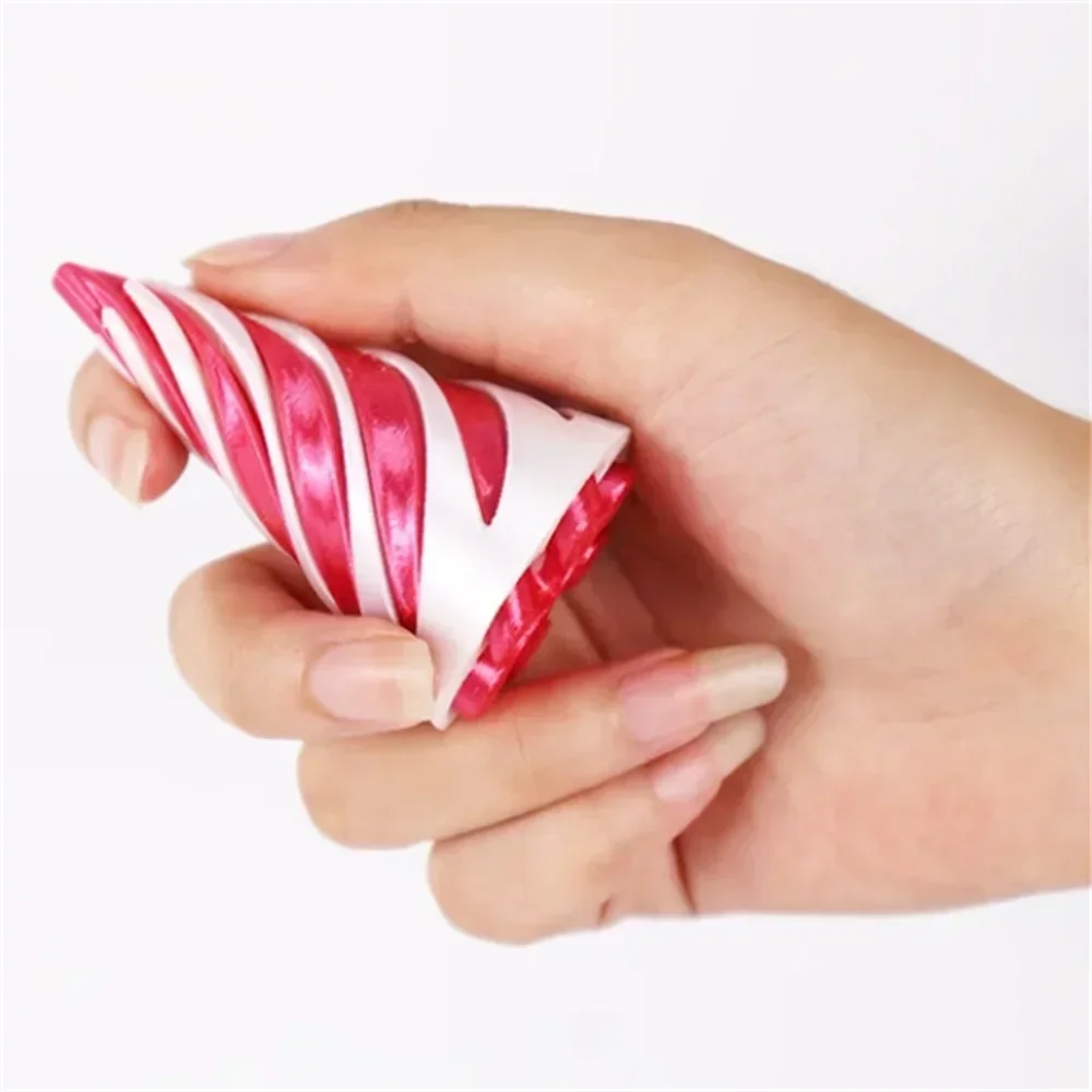 2025 3D Printed Spiral Cone Pyramid Helix Screw Fidget Toy Decompression Decorative Ornaments Impossible Passthrough Sculpture