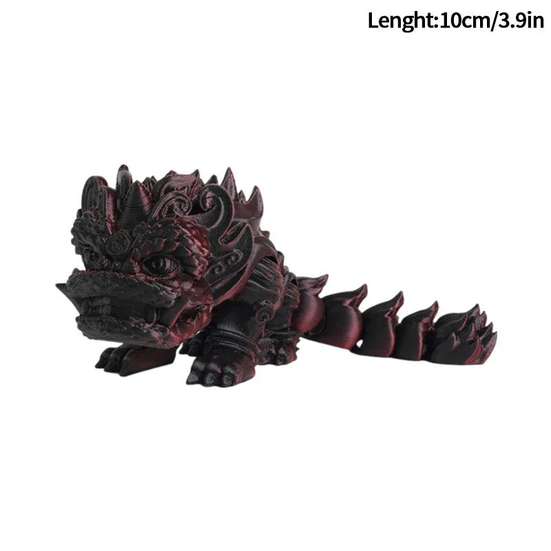 3D Printed Dragon Flexible Movable Dragons with Wings Creative Bee Toys Rotatable Articulated Dragon 3d Printed Figures
Decor