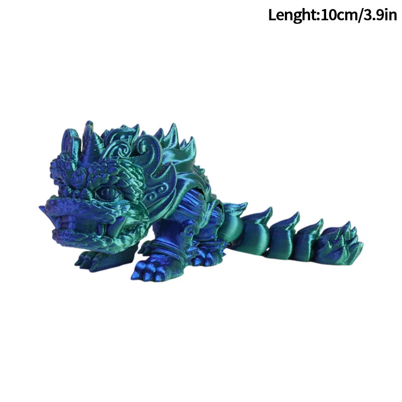 3D Printed Dragon Flexible Movable Dragons with Wings Creative Bee Toys Rotatable Articulated Dragon 3d Printed Figures
Decor
