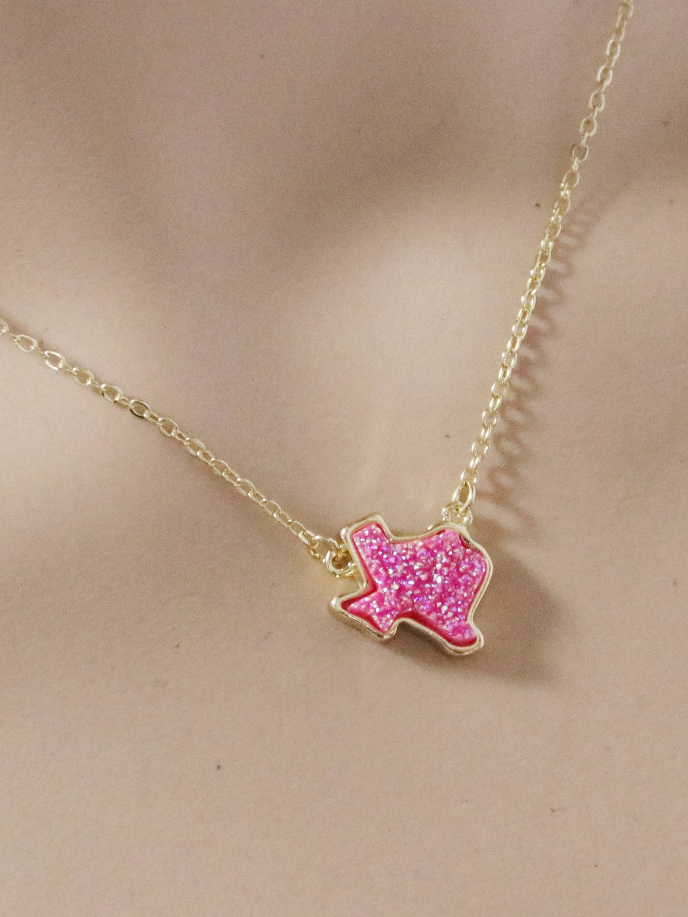 Fashion Western Jewelry Cowgirl Druzy Choker Texas Necklace Rangers Charm for jewelry