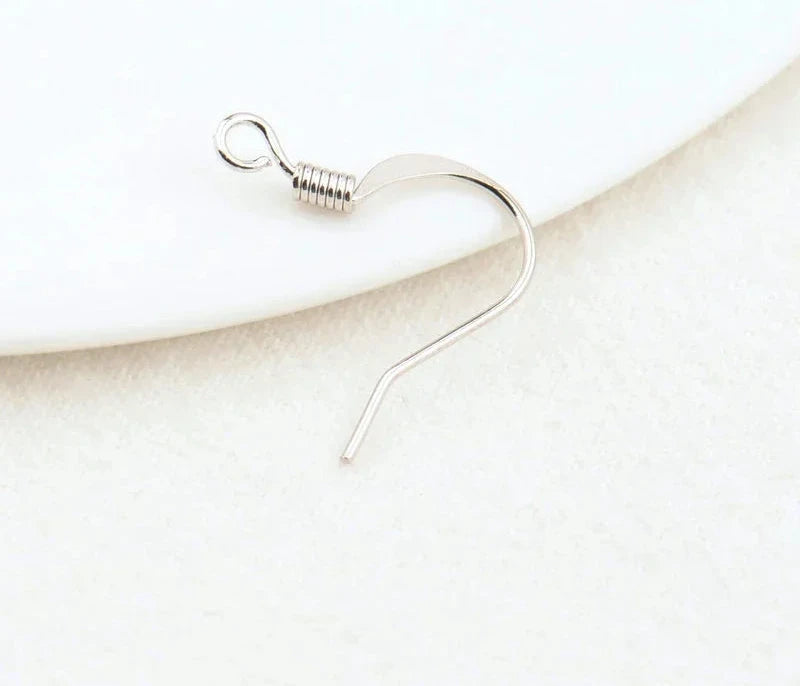 (2239)20PCS Height 16MM 24K Gold Color Plated Brass Earring Hook Diy Jewelry Findings Accessories wholesale