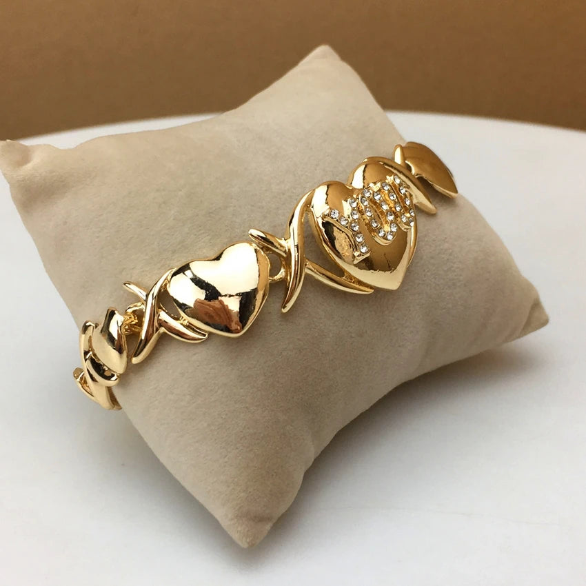 Heart Jewelry Hugs and Kisses Jewelry XOXO Jewelry African Fashion Jewelry for Women FHK10242
