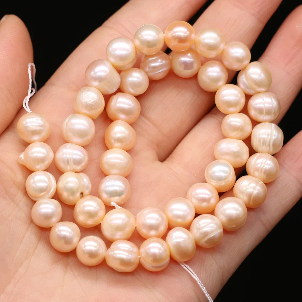 100% Natural Freshwater Pearl Beads Fine pearls Punch Loose Beads For DIY Women Elegant Bracelet Necklace Earring Jewelry Making