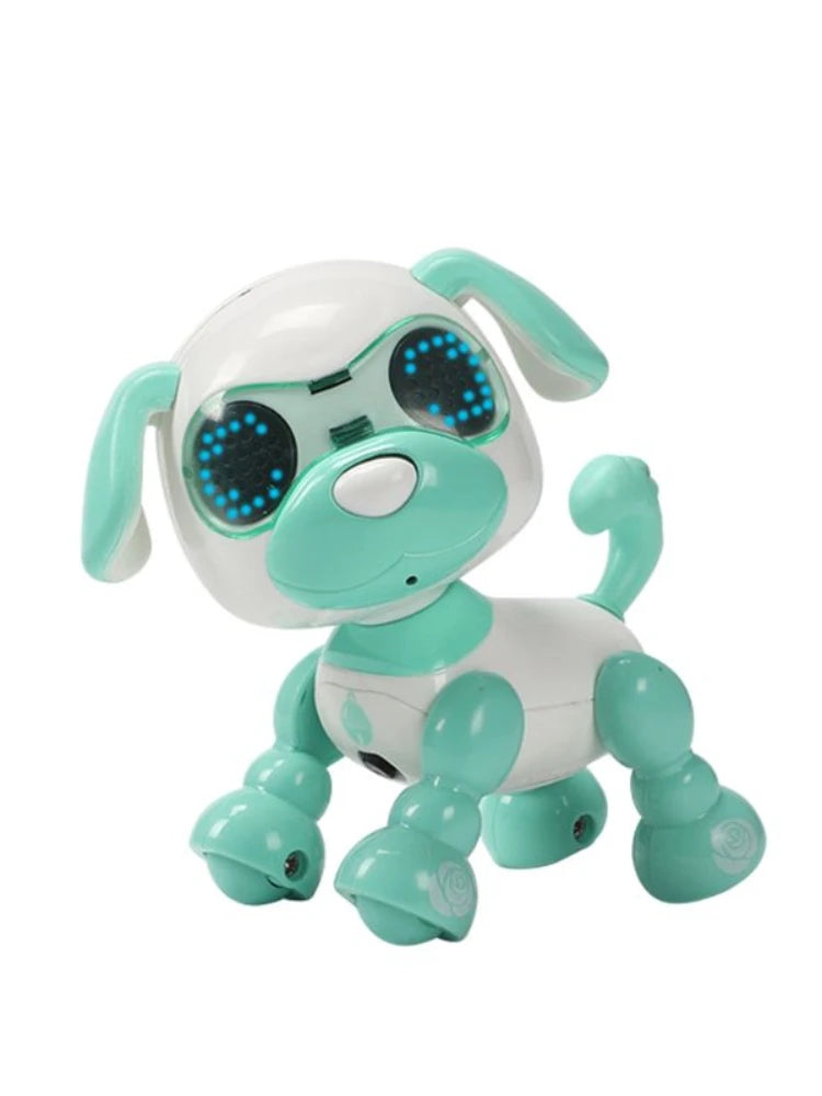 Smart Robot Pet Dog Talk Toy Interactive Smart Puppy Robot Dog Electronic LED Eye Sound Recording Singing Sleep Kids Gift