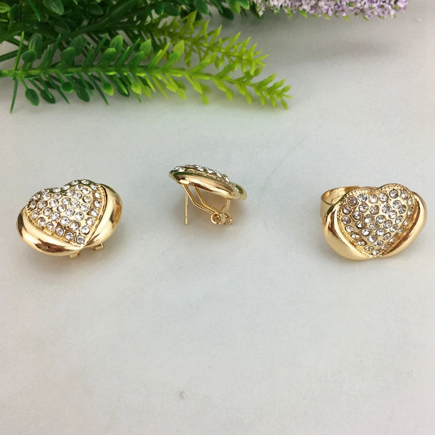 Heart Jewelry Hugs and Kisses Jewelry XOXO Jewelry African Fashion Jewelry for Women FHK10242