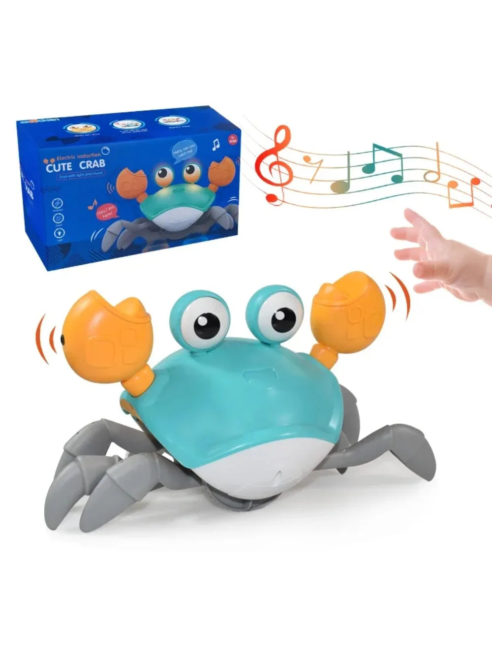 Childrens Electronic Induction Crab Walking Toys Baby Pet Music Toys Educational Toys Childrens Mobile ToysChristmas Sound Toys