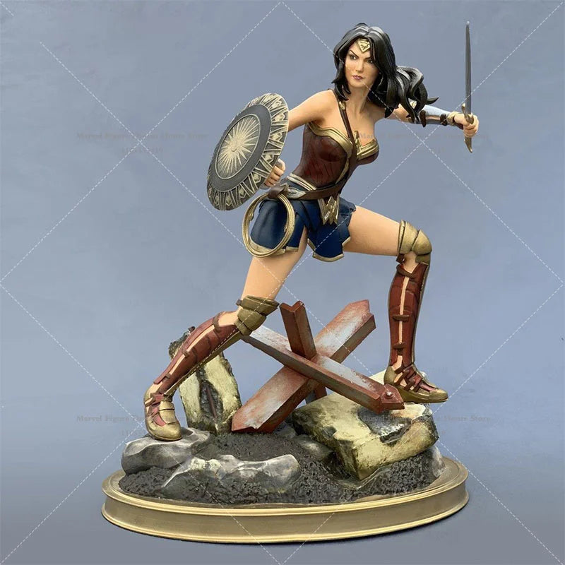 1/24 1/18 Scale DC Wonder Woman Diana Perfect Feminism Image Universe Guardian DIY Self-assembled GK 3D Resin Un-panited Dolls