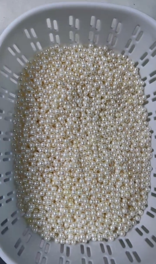 4mm,5mm,6mm white color south sea pearl beads