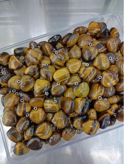 Natural stone pendant,11shape, 49 stones