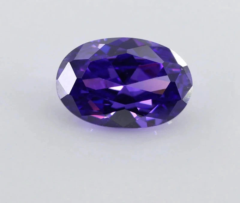 Cubic Zirconia Stone Multicolor Oval Shape Brilliant Cut Loose CZ Stones Synthetic Gems Beads For Jewelry 2x3~13x18mm AAAAA