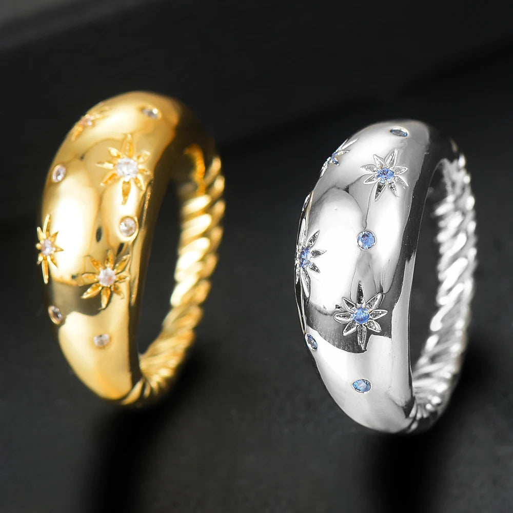 Trendy Luxury Stackable Bangle Cuff For Women Wedding Full Cubic Zircon Crystal CZ Dubai Silver Color Party Bracelet 2023