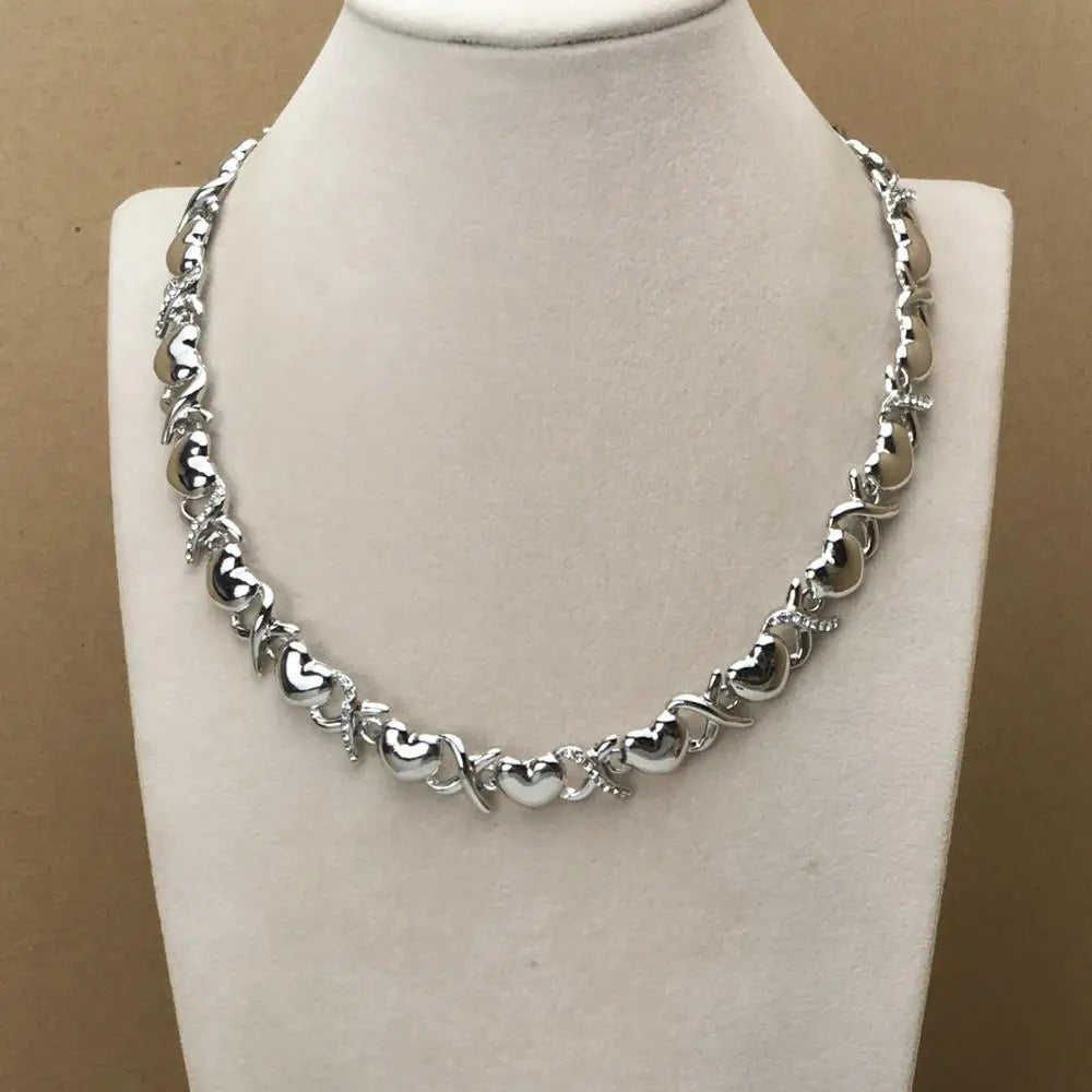 Heart Jewelry Hugs and Kisses Jewelry XOXO Jewelry African Fashion Jewelry for Women FHK10242