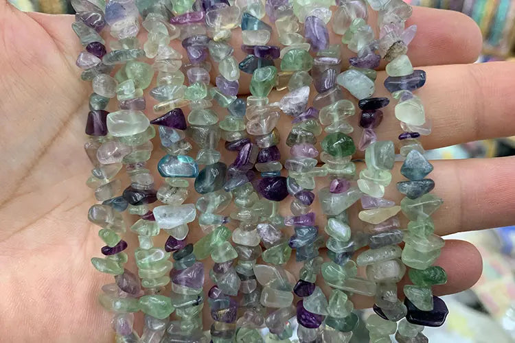 Natural 5-8mm Chips Irregular Amethysts Turquoises Agates  Amazonite Stone Beads For Jewelry Making DIY Bracelet Accessories
