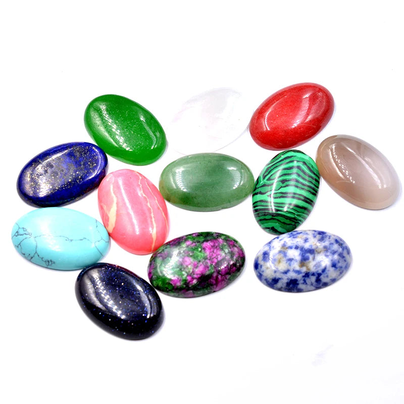 22x30mm   Wholesale Natural Gem Stone Lapis Lazuli Oval Cabochon Cameo   Fit   DIY Jewelry Making